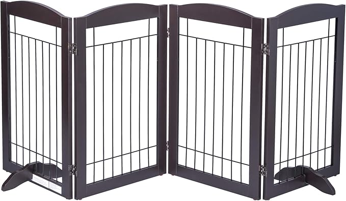 Spirich Freestanding Wire Pet Gate - Image 5