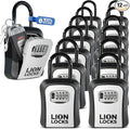 Key Lock Box for Keys with Code 4 Digit Combination Lockbox for Keys Outdoor by LionLocks