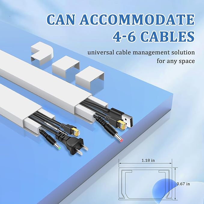 Wire Covers for Cords On Wall - Image 2