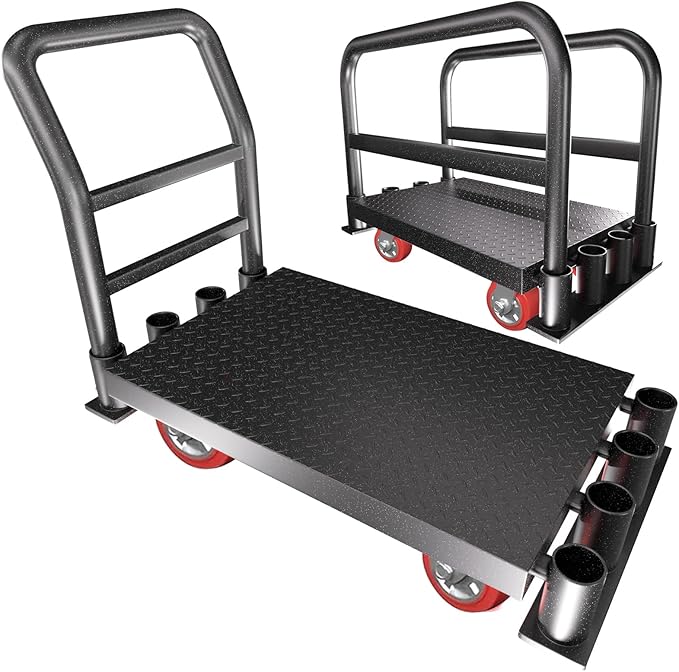 2IN1 Heavy Duty Panel Truck Cart, 2200 lbs Capacity Drywall Cart&Lumber Cart by Lomive