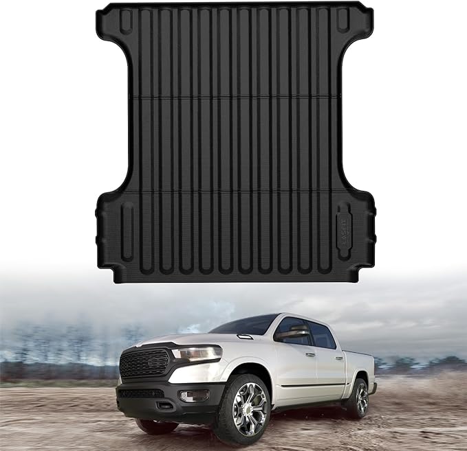 LASFIT 5FT7 Truck Bed Mat for Ram 1500/1500 RHO 2019-2026 & RAM 1500 Classic by LASFIT