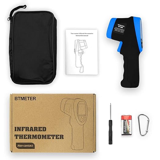BTMETER BT-1800 Non Contact Pyrometer High Temperature Infrared Thermometer Gun - Image 8