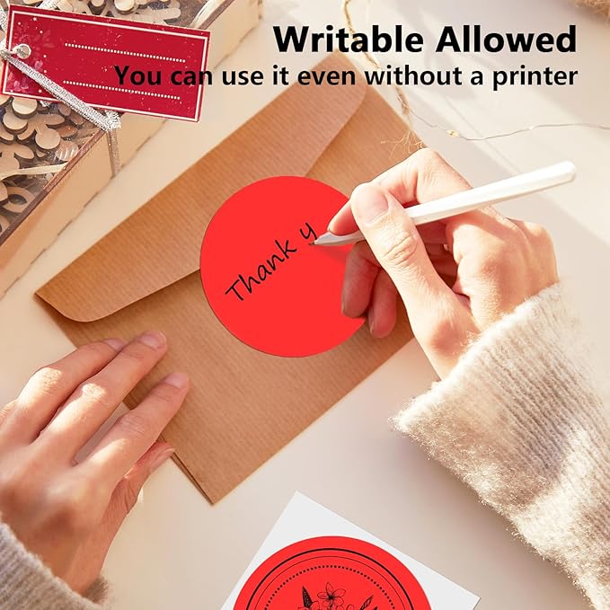 3 X 3 Inch Round Thermal Labels Circle Color Coding Labels Printable Waterproof - Image 5