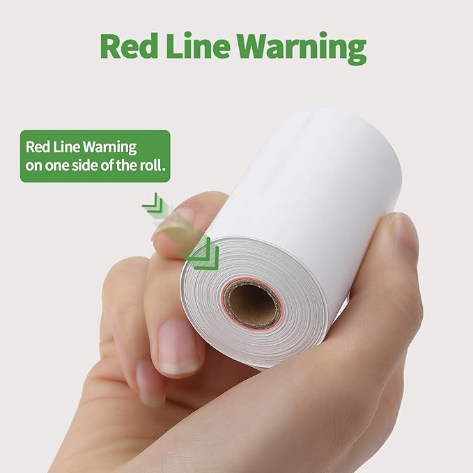 MUNBYN 2 1/4" inch x 50'ft Thermal Paper, BPA Free Receipt Paper, 58mm Thermal - Image 8
