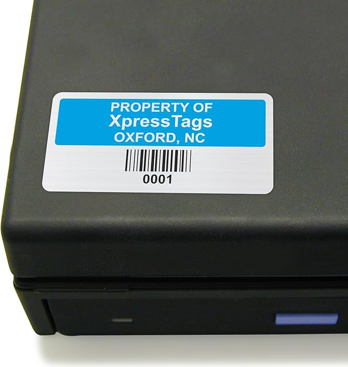 XpressTags 1" x 2" Custom Asset Labels - Image 4