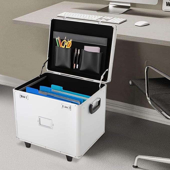 Rolling Cart for Teachers, Rolling File Cart - Image 5
