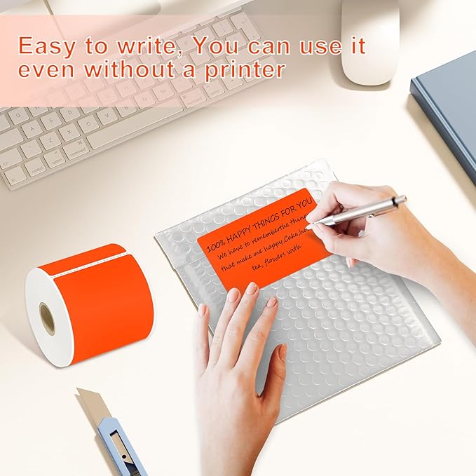 3 X 5 Inch Printable Waterproof Rectangle Color Coding Labels, 300 Per Roll - Image 5
