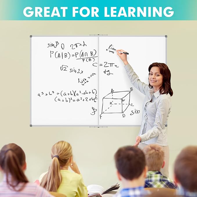 JILoffice Magnetic Foldable White Board 48 x 36 Inches, Dry Erase Whiteboard - Image 5