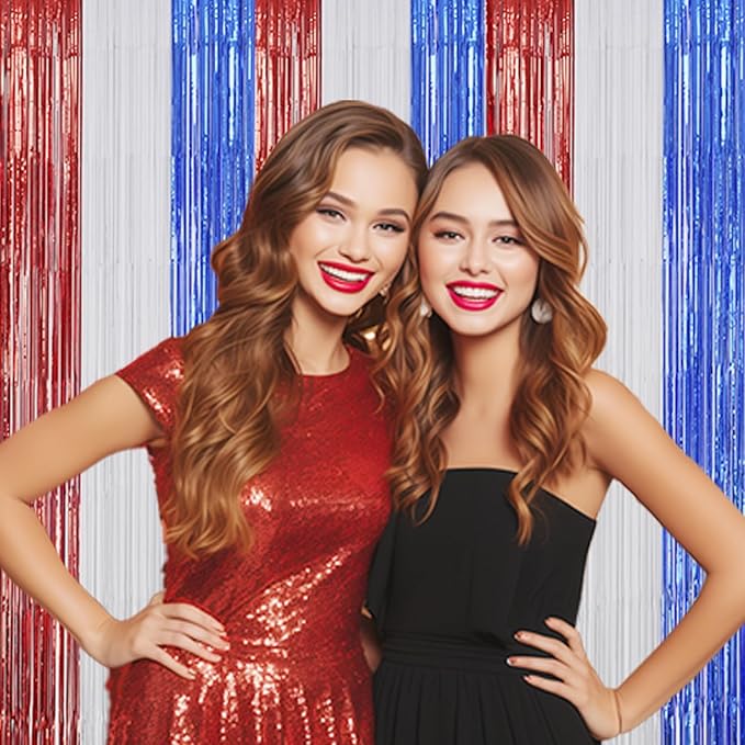 3 Pack Foil Fringe Backdrop - Image 5