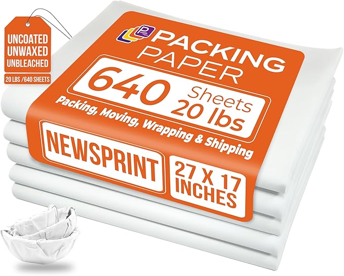 White Bulk Packing Paper Sheets by PurplePapers