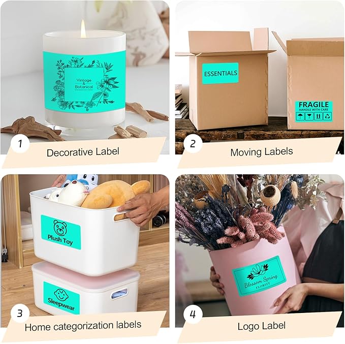 3x5 Inch Thermal Label Stickers, Moving Boxes, Address & Inventory Organization - Image 6