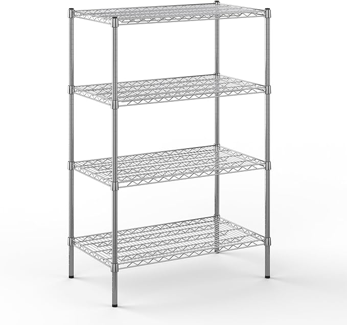 21" Deep x 36" Wide x 54" Height Wire Shelving Kit | 4-Tier | NSF Commercial by Regal+Altair