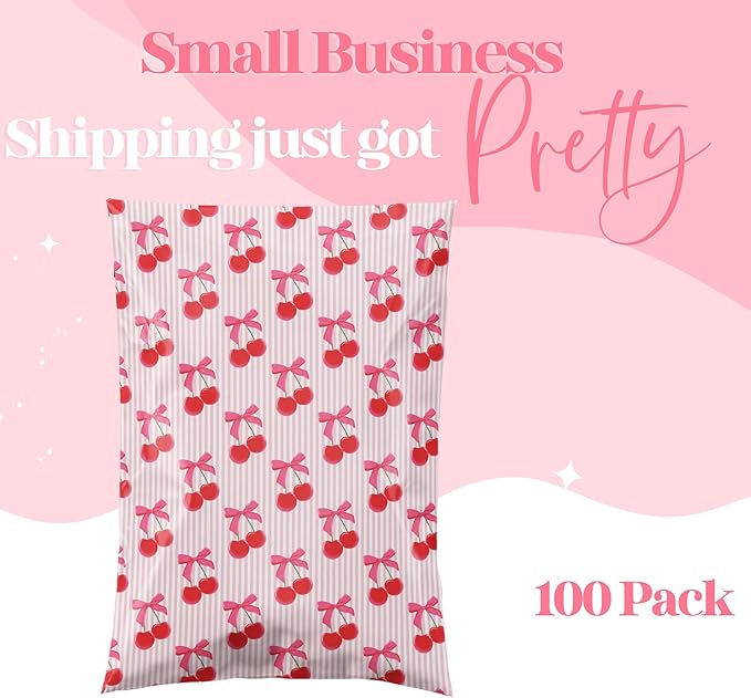 6x9 Designer Poly Mailer 100 Pack Heavy Duty Waterproof Self Seal Shipping Bags - Image 4