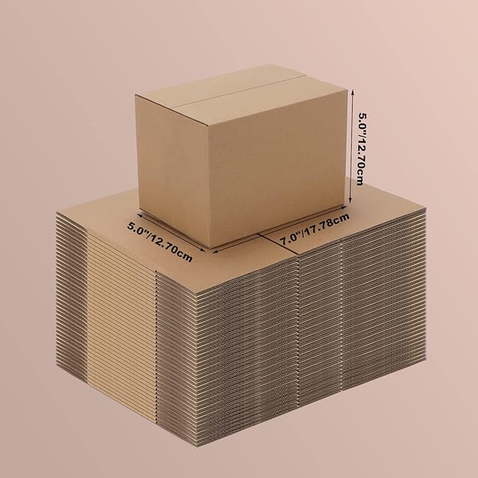 Edenseelake 40 Pack 7x5x5 inches Shipping Boxes Small Cardboard Boxes - Image 3