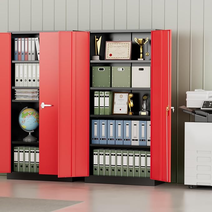 INTERGREAT Metal Storage Cabinet, Locking Tool Cabinets - Image 2