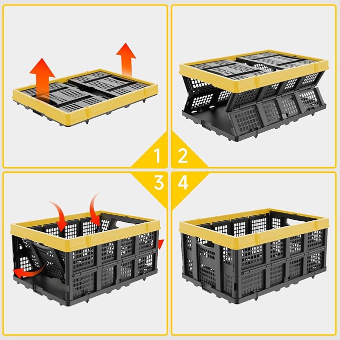 49L Collapsible Crate, Milk Crate - Image 7