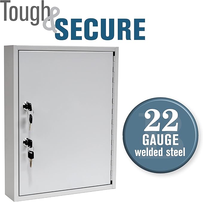 STEELMASTER by BankSupplies 60 Key Cabinet | Dual Lock Control Key Box | Welded - Image 4