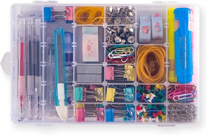 Plastic Organizer Container Box 36 Compartments Jewelry Storage Box - Image 4