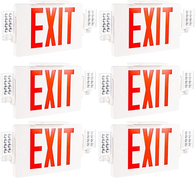 Gruenlich LED Combo Exit Sign, Emergency Light by GRUENLICH