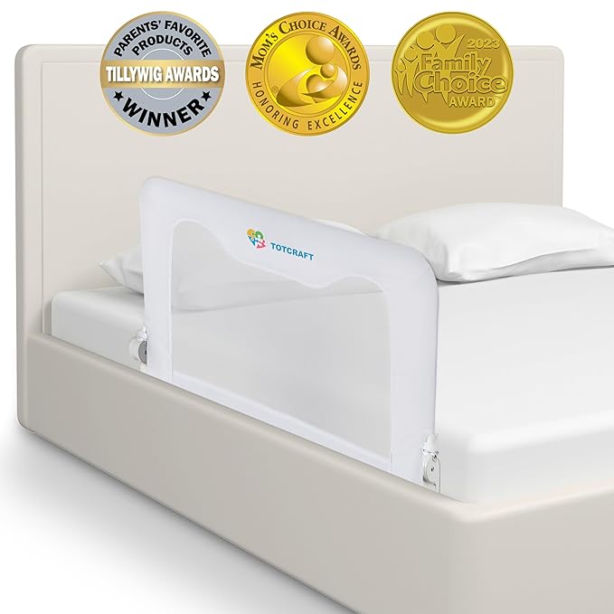 TotCraft Bed Safety Rails for Toddlers - Image 7