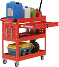 3 Tier Heavy Duty Tool Cart, Mechanic Metal Rolling Tool Cart 900 Lbs Work Carts by Maemttes