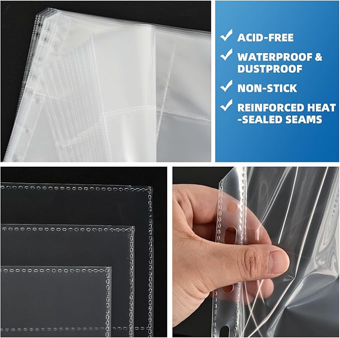 400 Pack 9 Pocket Trading Card Binder Pages, Holds 7200 Cards, Thickened Binder - Image 7