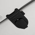 Sunglasses Holder for Car Visor, Magnetic Leather Glasses Eyeglass Clip by fccairms