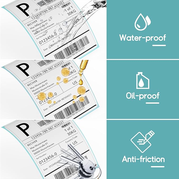 4”×6" Thermal Labels, FungLam 4”×6” Thermal Shipping Labels, Address Mailing - Image 5