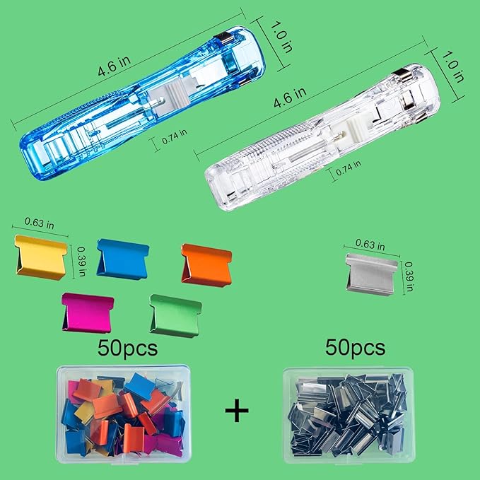 Reusable Portable Paper Clam Clip Dispenser, 40 Sheet Capacity-2Pcs Dispenser - Image 2
