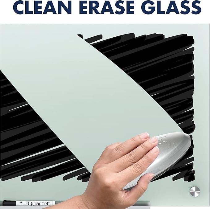 Quartet Whiteboard, Glass Dry Erase Board, Non-Magnetic, Infinity Frameless - Image 4