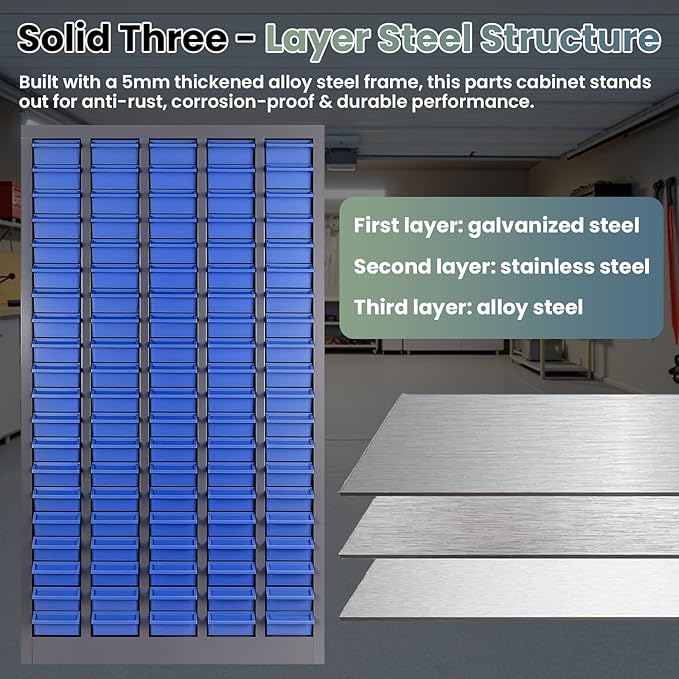 100 Drawers Nut and Bolt Organizer - Image 8