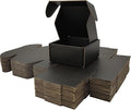 Small Black Shipping Boxes for Small Business Pack of 25-4x4x2 inches Cardboard by Lmuze