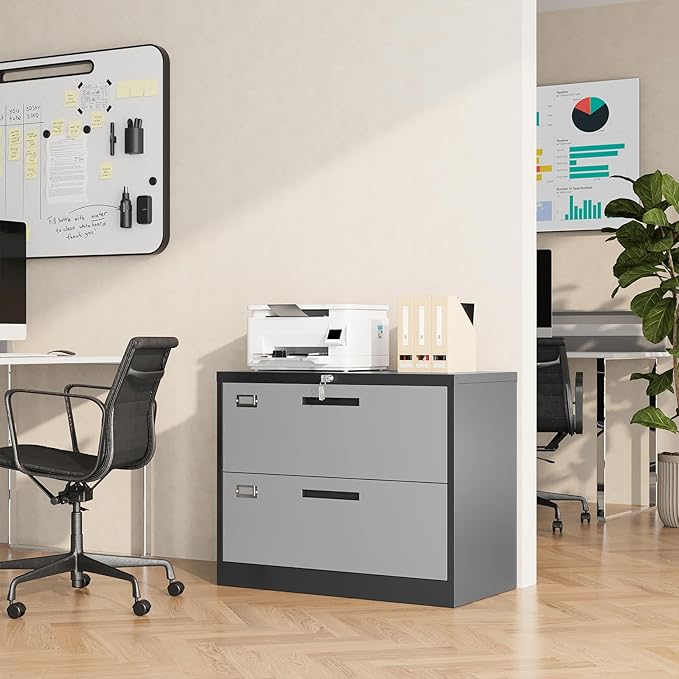 Lateral File Cabinet, Metal Filing Cabinet - Image 4