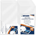 100 Pack 10 Mil 3"x5" Self Sealing Laminating Pouches Self Adhesive Lamination by Unknown