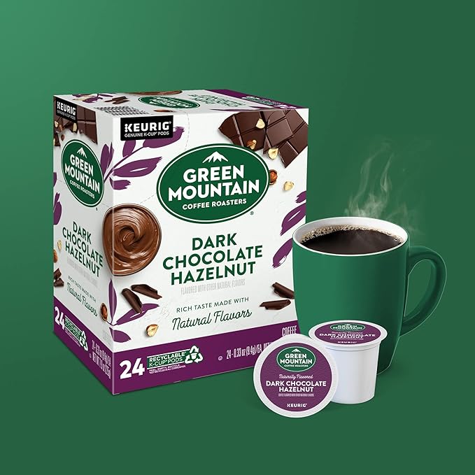 Green Mountain Coffee Roasters Dark Chocolate Hazelnut Coffee, Keurig Single - Image 8