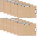 Henoyso 12 Pcs 11x17 Clipboard Wooden Lap Board by Henoyso