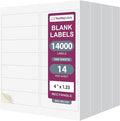 NextDayLabels – 4" x 1-1/3" Rectangular Sticker Labels by NextDayLabels