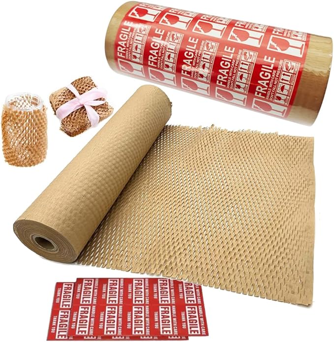 Honeycomb Packing Paper 12" W x 330' L Packing Paper by Unknown