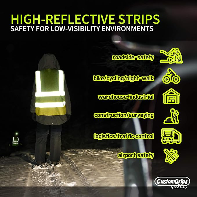 CustomGrips BY SISO SAFETY Vest - Image 4