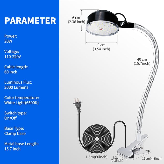Clamp Light, LED Work Light - Image 6
