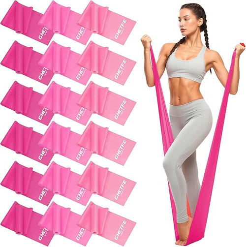 18PCS Resistance Bands Bulk, Non-Latex Physical Therapy Bands, Professional by GHCTFE%E2%80%94SportsWithoutBounds