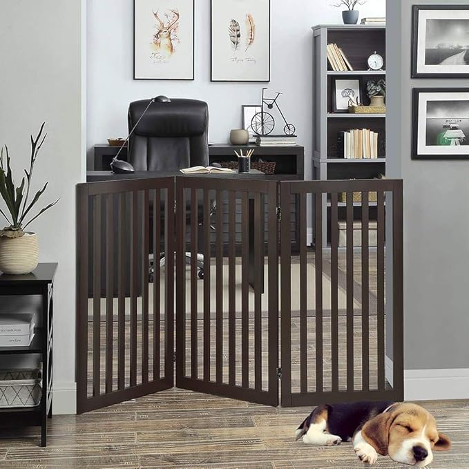 unipaws 36" H Free Standing Pet Gate - Image 2