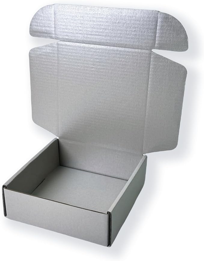 15 Pcs 6 x 6 x 2 inches Corrugated Cardboard Gift Boxes Recyclable Shipping - Image 5