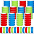 1200 Pcs Plastic Paper Wristbands by Wiyodaho