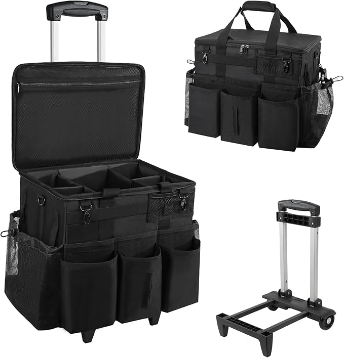 Rolling Cleaning Caddy Bag by Tidyyourlife