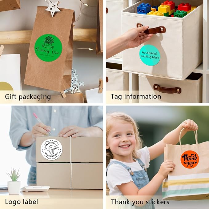 3 X 3 Inch Round Thermal Labels Circle Color Coding Labels Printable Waterproof - Image 6