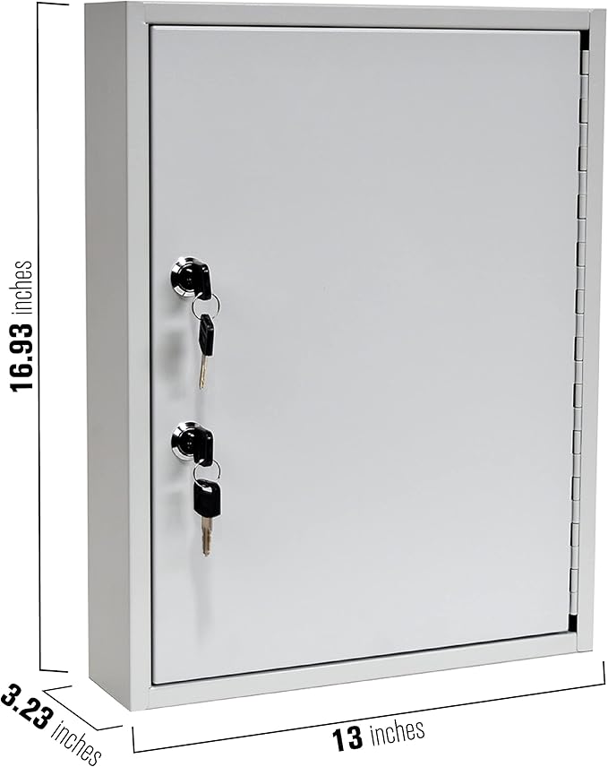 STEELMASTER by BankSupplies 60 Key Cabinet | Dual Lock Control Key Box | Welded - Image 2