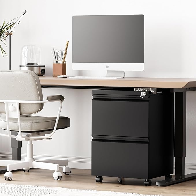 2 Drawer File Cabinet，Mobile Filing Cabinet - Image 7