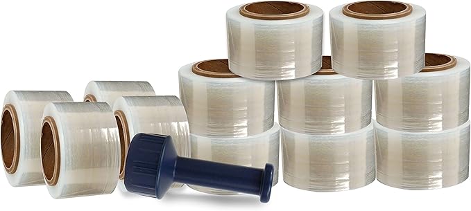 WOD SFCB80 Heavy Duty Hand Stretch Film Wrap 80 Gauge Thick by WODTape