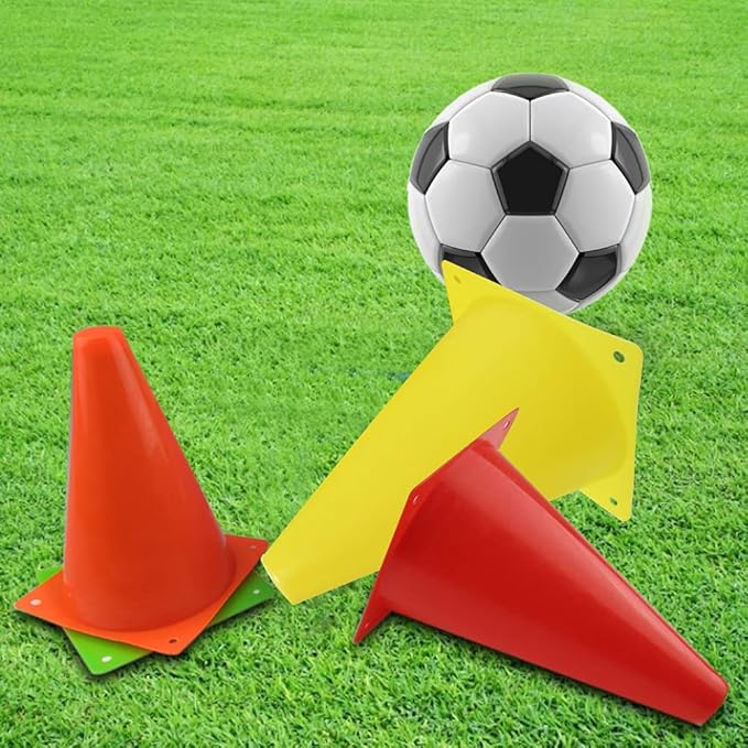 7 Inch Plastic Traffic Cones Sport Training Agility Marker Cone - Image 4